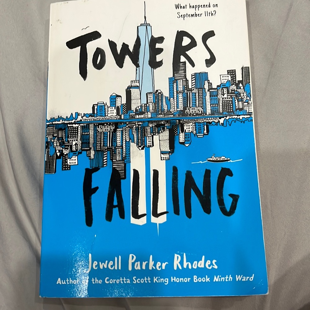 Towers falling book by Jewell Parker Rhodes